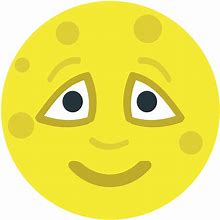 Image result for Moon Smile Emoji