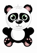 Image result for Cartoon Baby Panda Face Clip Art