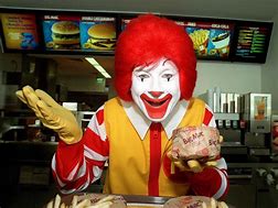 Image result for ronald  mcdonald clown pics
