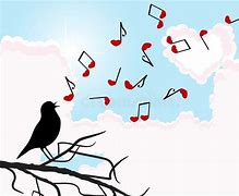 Image result for Singing Bird and Notes