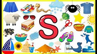 Image result for Example of Start Letter S with Picture