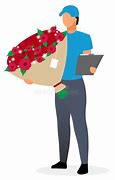 Image result for Flower Delivery Clip Art