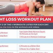 Image result for Weight Loss Workout Calendar