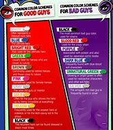 Image result for Villain Colors