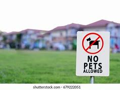 Image result for No Pets Allowed Sign