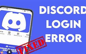 Image result for Error Login Discord