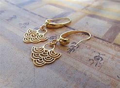 Image result for 24K Gold Earrings with Safety Backs