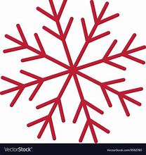 Image result for Red Snowflake Clip Art