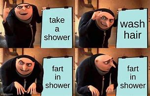 Image result for Shower Fart Meme