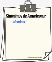 Image result for amariconar