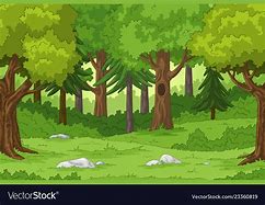 Image result for Cartoon Woods Scene