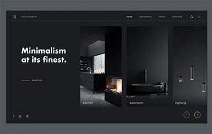 Image result for Slick Minimal UI Design Dark Glass