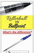 Image result for Rollerball vs Ballpoint