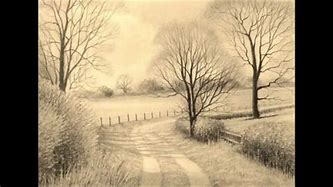 Image result for Landscape Pencil Scetches