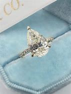 Image result for 4 Carat Pear Diamond Ring