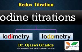 Image result for Iodine Titration