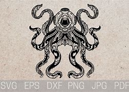 Image result for Octopus Tattoo Stencil