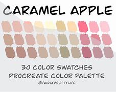 Image result for Caramel Apple Color Palette