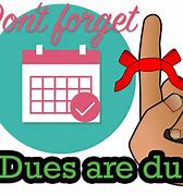 Image result for Clip Art Dues Do