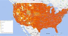 Image result for AT&T versus Verizon Coverage Map