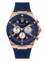 Image result for Blue Dial Rose Gold Watch