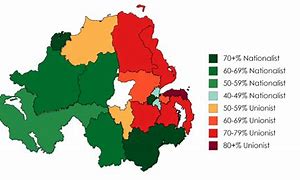 Image result for Physical Map of Northern Ireland