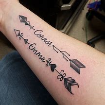 Image result for Arrow Kids Name Tattoos