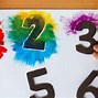 Image result for 1 Printable Colred Numbers