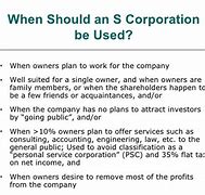 Image result for Example of an S Corporation Business