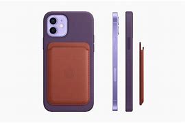 Image result for iPhone 13 Mini Purple Leather Wallet