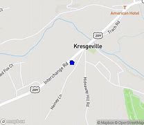 Image result for Kresgeville PA Map