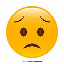 Image result for Worried Face Emoji