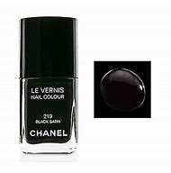 Image result for Chanel Nail Polish Black Satin