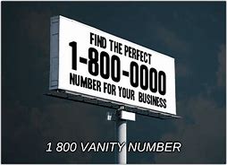 Image result for Vanity 1-800 Numbers