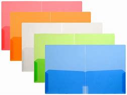 Image result for Clear Plastic Folders