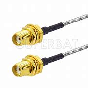 Image result for SMA Connector Bulkhead Fmale to Female