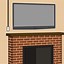 Image result for 70 Inch TV Fireplace