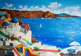 Image result for Greece Islands Oil Paintings Sifnos