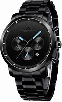 Image result for Black Metal Watches for Men