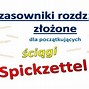 Image result for czasowniki_rozdzielnie_złożone