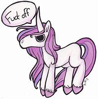 Image result for Angry Cartoon Unicorn