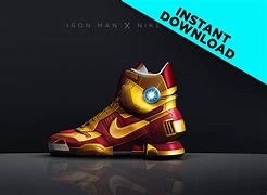 Image result for Custom Iron Man Nike Shoes