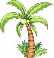 Image result for Coconut Palm Tree Clip Art