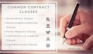 Image result for Contract Term Clause