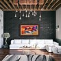 Image result for Samsung 65 in TV On Reclaimed Wood