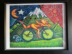 Image result for Bicycle Day Art
