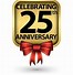 Image result for 25 Years Anniversary
