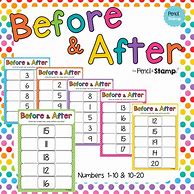 Image result for Cliparts Write the Number Words Before and After 1 to 10