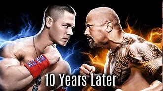 Image result for In John Cena and the Rock Who Won