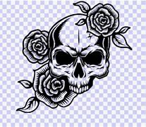 Image result for Skull and Roses Clip Art